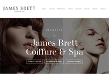 Tablet Screenshot of jamesbrettcoiffure.com